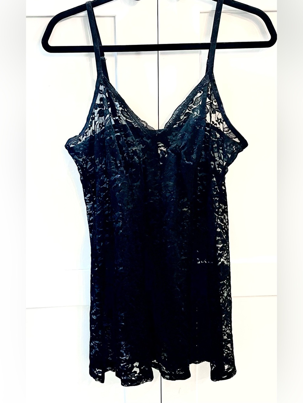 XLA Gilligan & O'Malley Black Lace Chemise